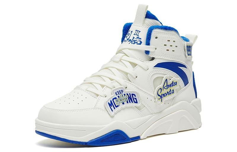 (WMNS) ANTA Flame 3 High 'White Blue' 122248088-10 - Image 2