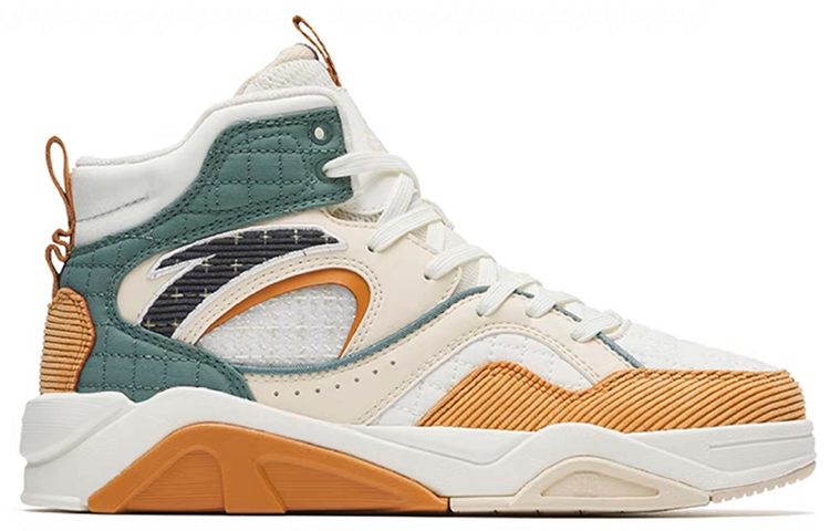 (WMNS) ANTA Flame 3 High 'White Orange Green' 122248088-5 - Image 2