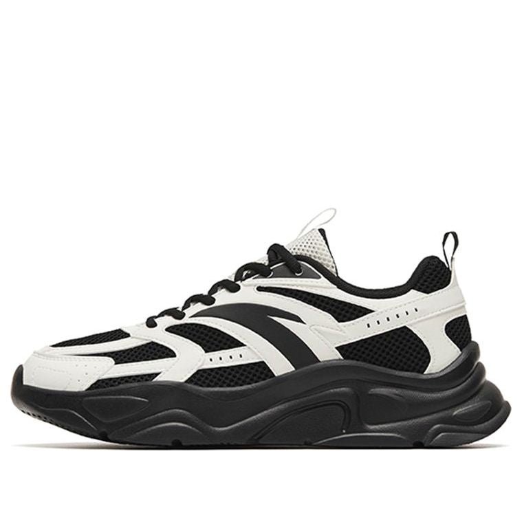 (WMNS) ANTA Life Series Lightweight Casual Sneakers 'Black White' 122258891-3