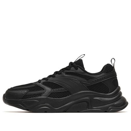 (WMNS) ANTA Life Series Sneakers 'Black' 122258891-4