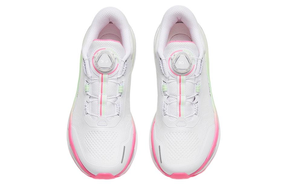 (WMNS) ANTA Running Series Sneakers 'White Green Pink' 122315581A-2 - Image 3