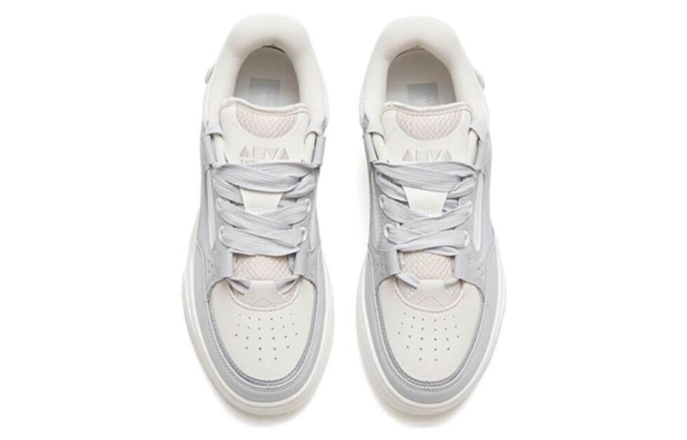 (WMNS) ANTA A-Flashfoam Low 'Grey White' 122318040-1 - Image 4