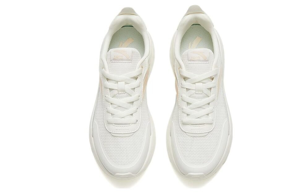 (WMNS) ANTA Life Series Sneakers 'White Green Brown' 122328816-1 - Image 3