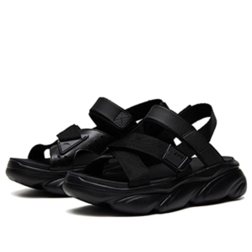 (WMNS) ANTA Life Series Sandals 'Black' 122338503-3