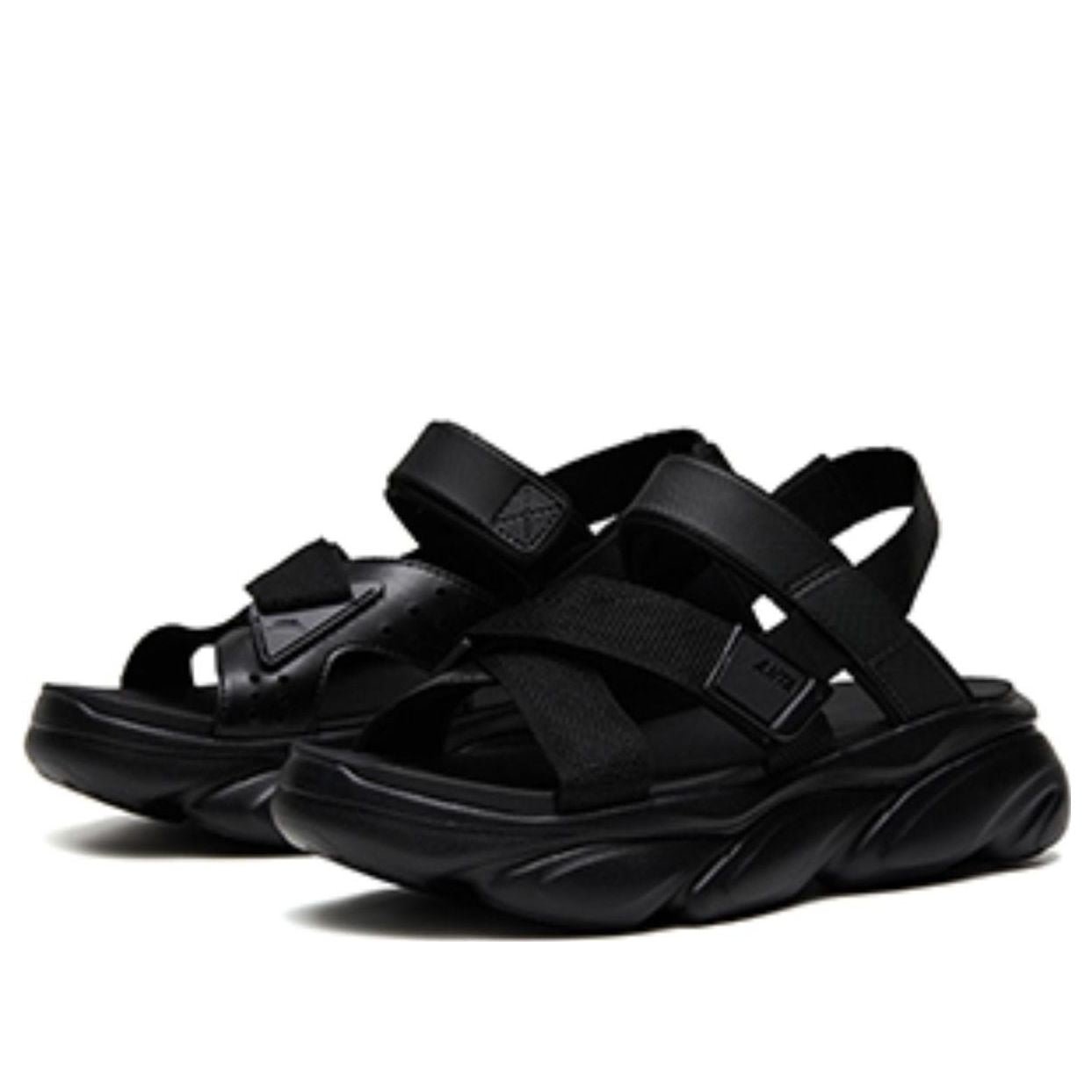 (WMNS) ANTA Life Series Sandals 'Black' 122338503-3
