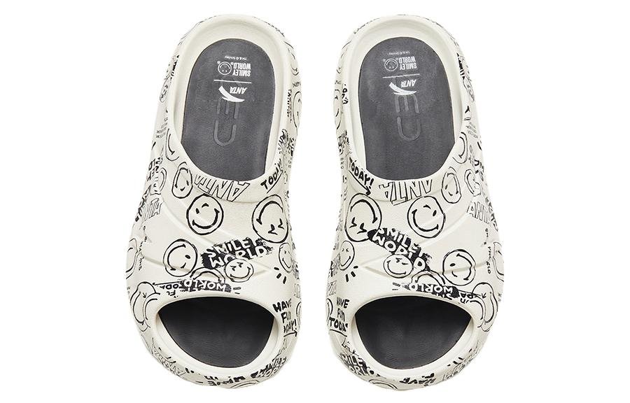 (WMNS) ANTA C37 Slides 'White Black' 122338511-1 - Image 3
