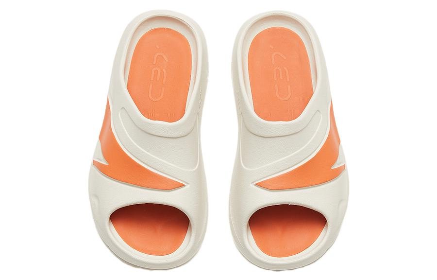 (WMNS) ANTA C37 Slides 'White Orange' 122338511-3 - Image 3