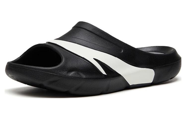 (WMNS) ANTA C37 Slides 'Black White' 122338511-4 - Image 2