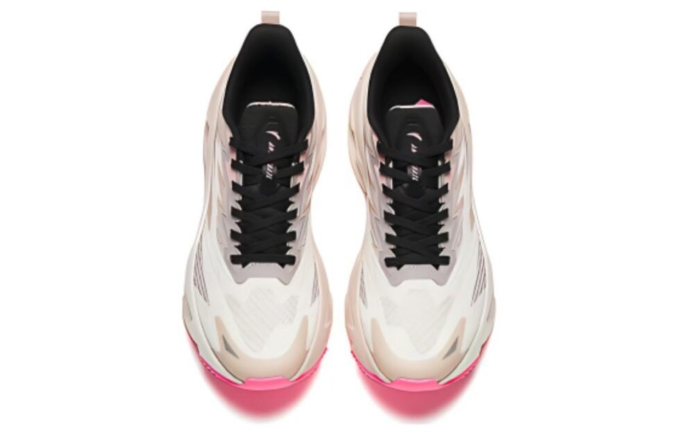(WMNS) ANTA Running Shoes 'White Brown Pink' 122415536-3 - Image 2