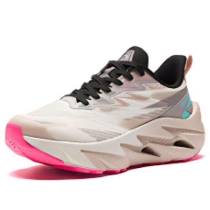 (WMNS) ANTA Running Shoes 'White Brown Pink' 122415536-3 - Image 3