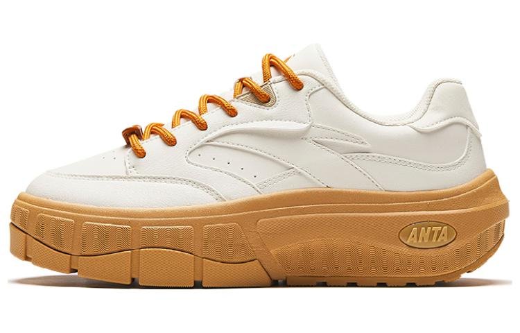 (WMNS) ANTA Casual Low 'White Cream Caramel' 122418086-4 - Image 2