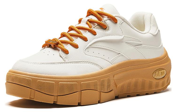 (WMNS) ANTA Casual Low 'White Cream Caramel' 122418086-4 - Image 3