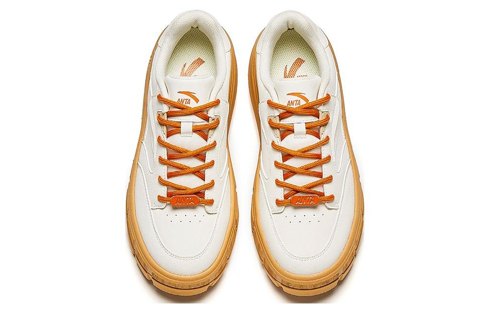 (WMNS) ANTA Casual Low 'White Cream Caramel' 122418086-4 - Image 4