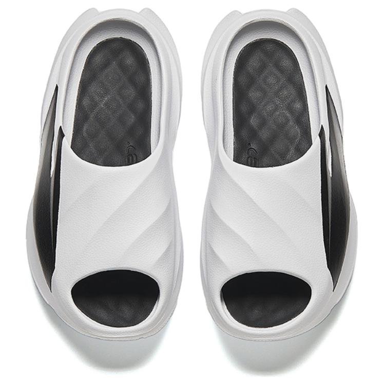 (WMNS) ANTA Casual Slippers 'White Silver Black' 122438521-1 - Image 2