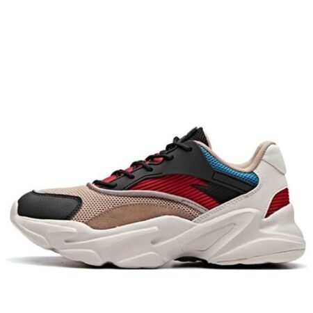 (WMNS) ANTA Lifestyle Retro 'Grey Red' 12848883-6