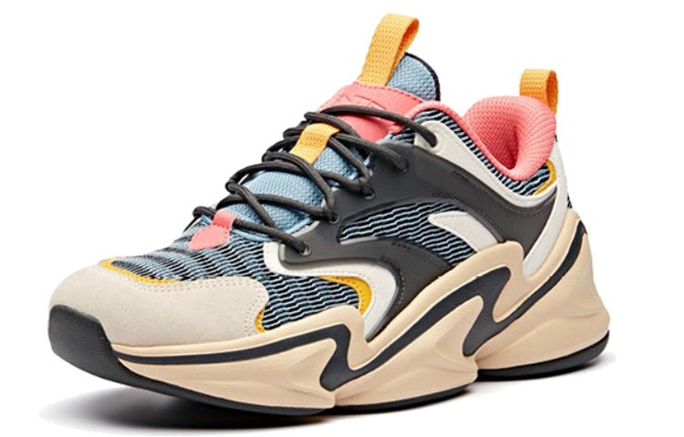 (WMNS) ANTA Running Series Sneakers 'Rice Black Green' 12918881-3 - Image 2