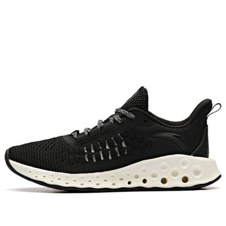 (WMNS) ANTA Running Series Sneakers 'Black and White' 12925588-2