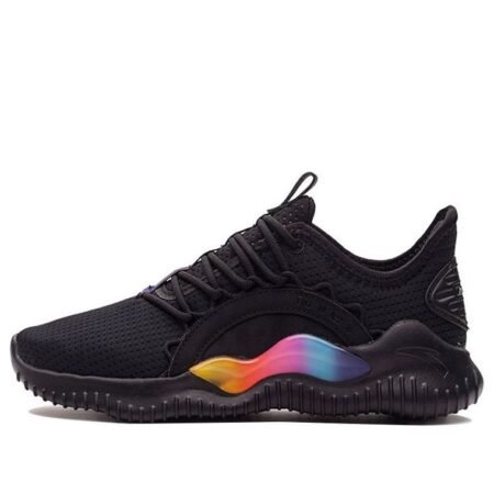 (WMNS) ANTA Run Collection 'Black Colorful' 12935567-5