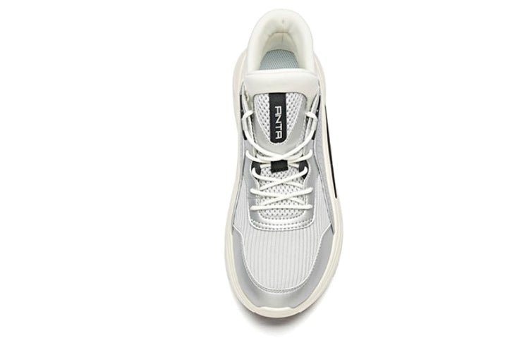 (WMNS) ANTA Life Series Sneakers 'Silver White Black' 12938830-2 - Image 3