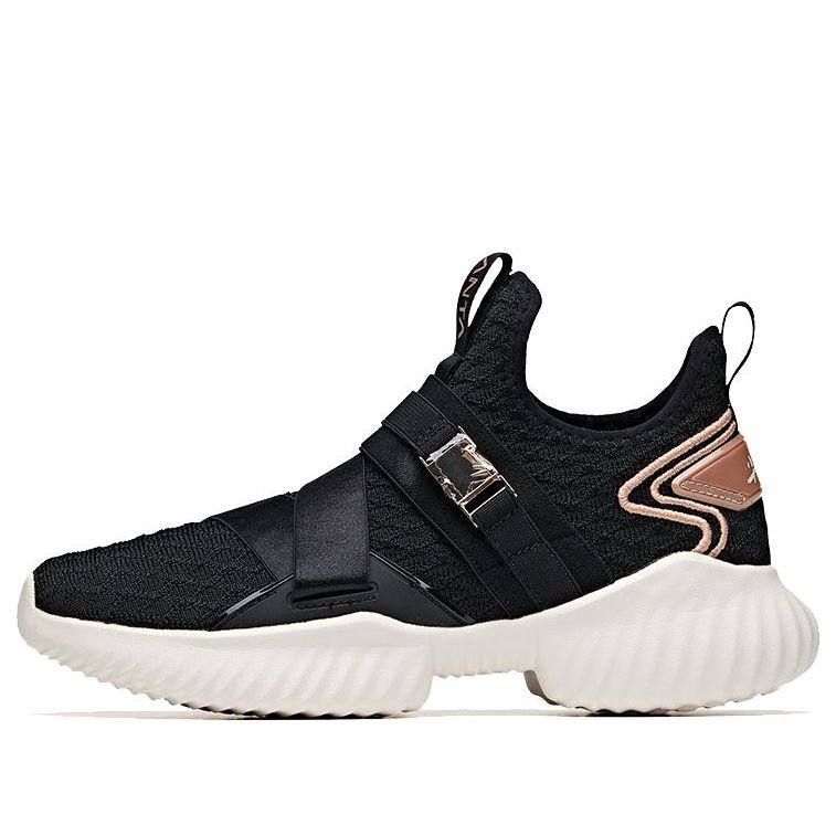 (WMNS) ANTA Comfort Fresh Low 'Black White Gold' 12947757-1