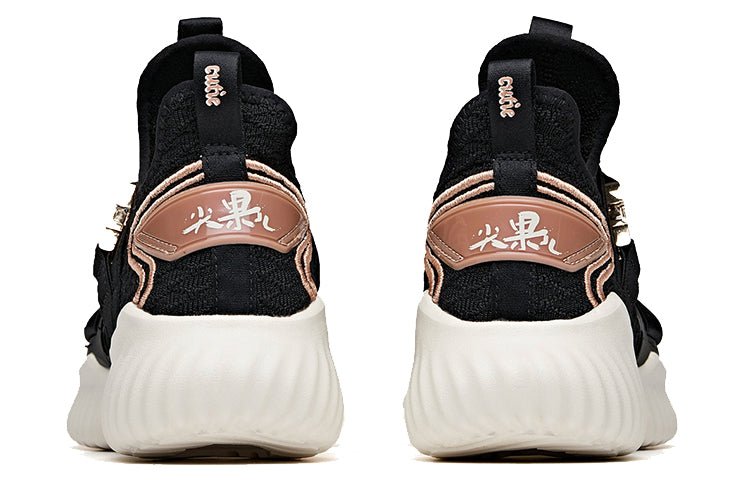 (WMNS) ANTA Comfort Fresh Low 'Black White Gold' 12947757-1 - Image 3