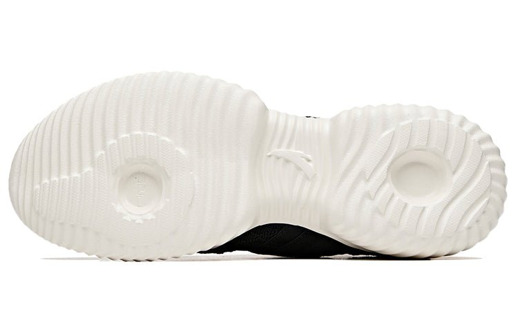 (WMNS) ANTA Comfort Fresh Low 'Black White Gold' 12947757-1 - Image 5