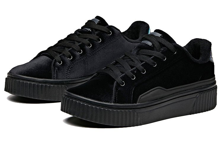 (WMNS) ANTA Skateboarding Series Sneakers 'Black' 12948081-3 - Image 2