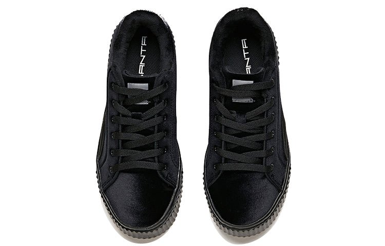 (WMNS) ANTA Skateboarding Series Sneakers 'Black' 12948081-3 - Image 3