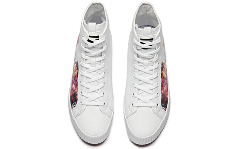 (WMNS) ANTA Life Series Sneakers Canvas High 'Shanghai' 12948620-1 - Image 3