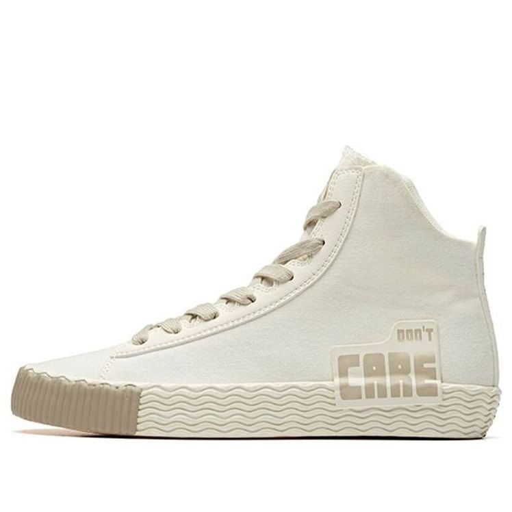 (WMNS) ANTA Life Series Sneakers Canvas High 'Beige Tan' 12948650-1