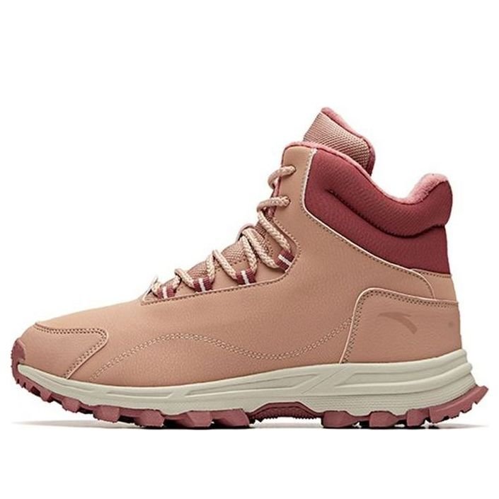 (WMNS) ANTA Casual Fleeced Skateboarding Shoes 'Peach' 12948960-2