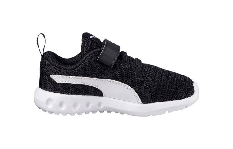 (TD) PUMA Carson 2 V Running Shoes Black/White 190074-02 - Image 2