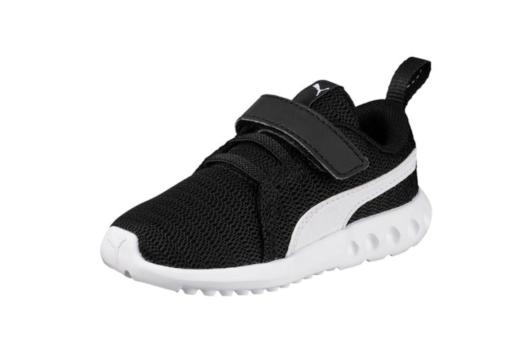 (TD) PUMA Carson 2 V Running Shoes Black/White 190074-02 - Image 3