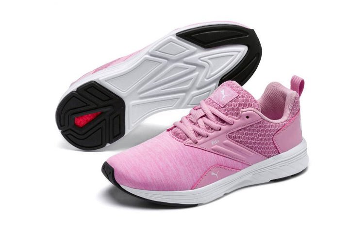 (GS) PUMA Nrgy Comet Low Running Shoes Pink 190675-09 - Image 4