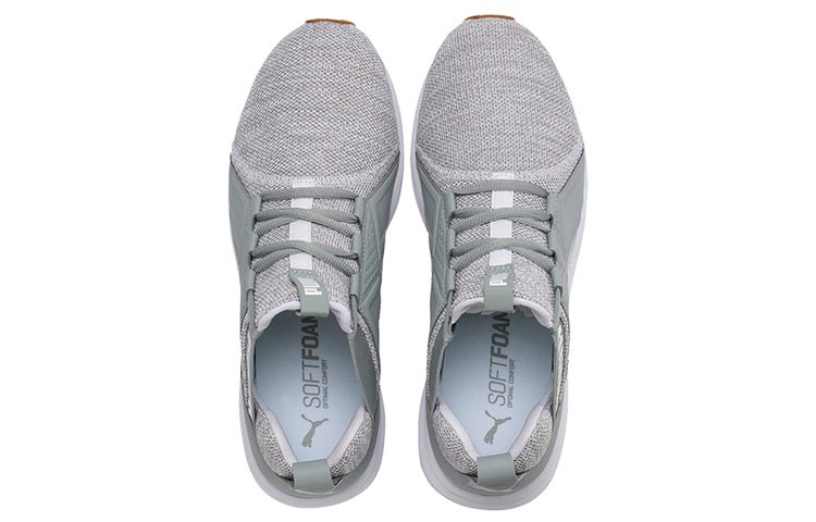 PUMA Enzo Knit Low-top Running Shoes Grey/White 191635-06 - Image 3