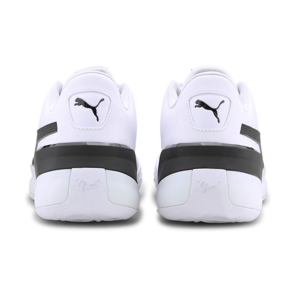 PUMA Clyde Hardwood Team 'White Black' 194454-01 - Image 4