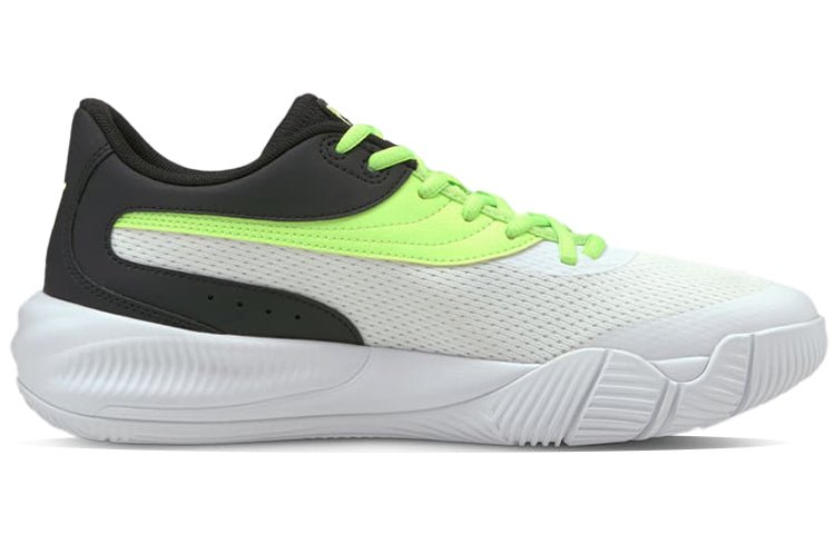 PUMA Triple Basketball 'White Green Glare' 195217-10 - Image 2