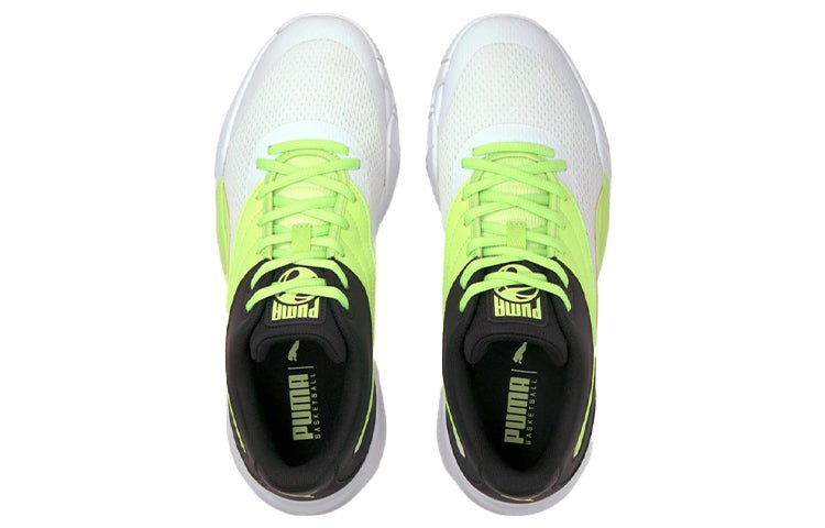 PUMA Triple Basketball 'White Green Glare' 195217-10 - Image 3