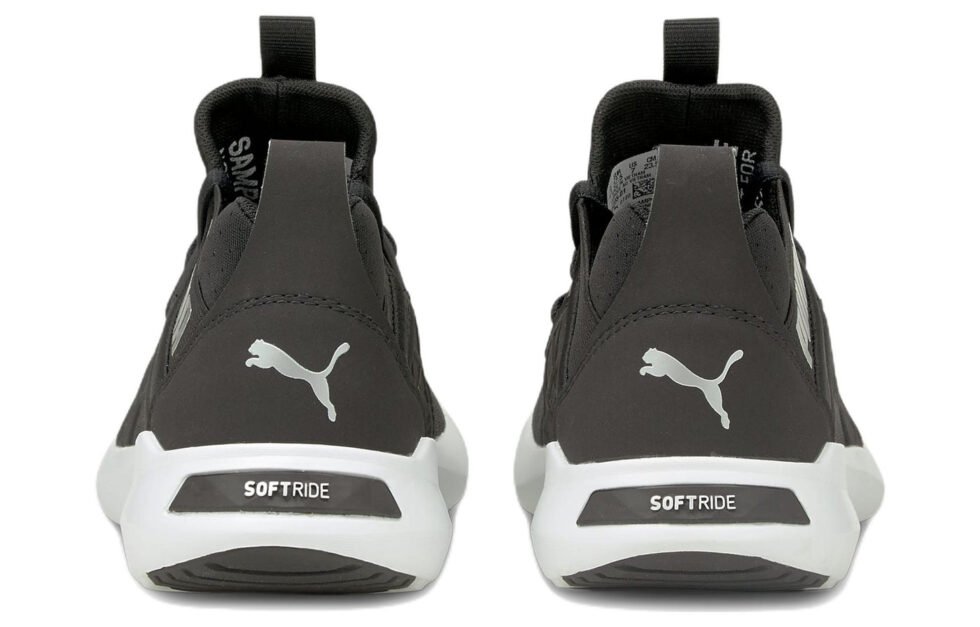 (WMNS) PUMA Softride Enzo NXT 'Black Metallic Silver' 195235-01 - Image 4
