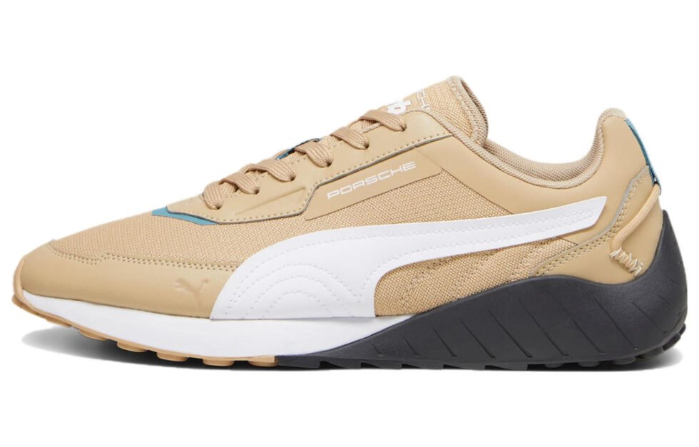 PUMA x Porsche Legacy Speedfusion 'Sand Dune White Black' 307778-03 - Image 2