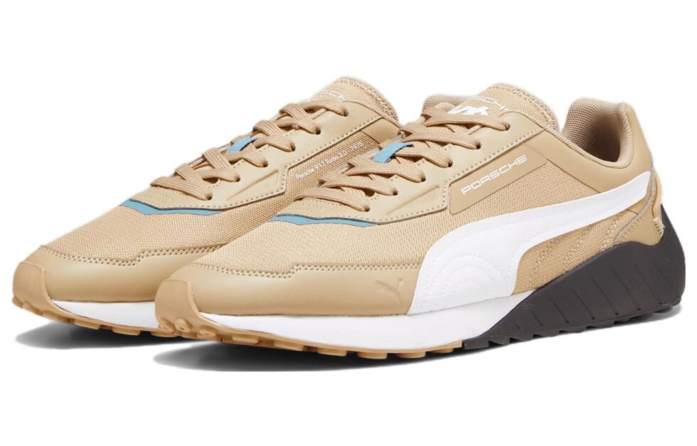 PUMA x Porsche Legacy Speedfusion 'Sand Dune White Black' 307778-03 - Image 4