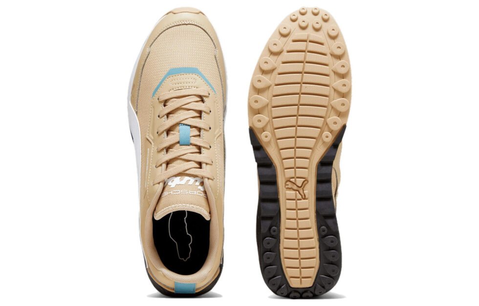 PUMA x Porsche Legacy Speedfusion 'Sand Dune White Black' 307778-03 - Image 5