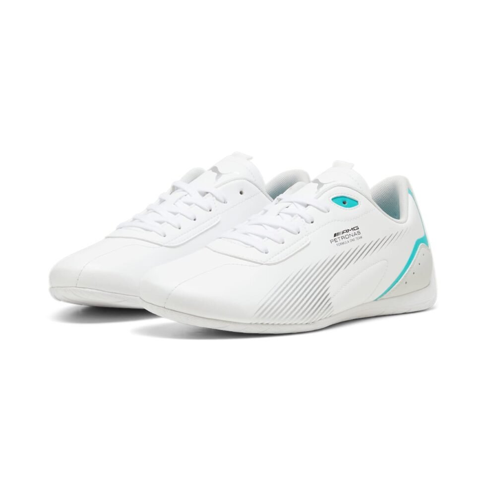 PUMA x Mercedes-AMG Petronas F1 Neo Cat 2.0 'White Sheen Green' 308085-02 - Image 3