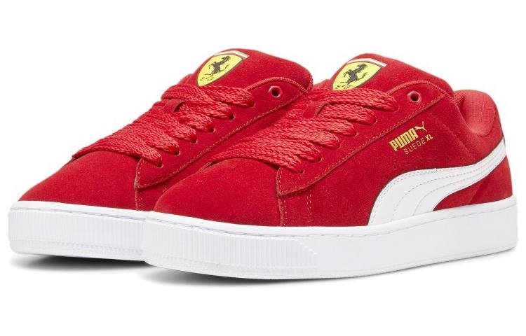 PUMA Scuderia Ferrari x Suede XL 'Rosso Corsa White' 308220-02 - Image 4