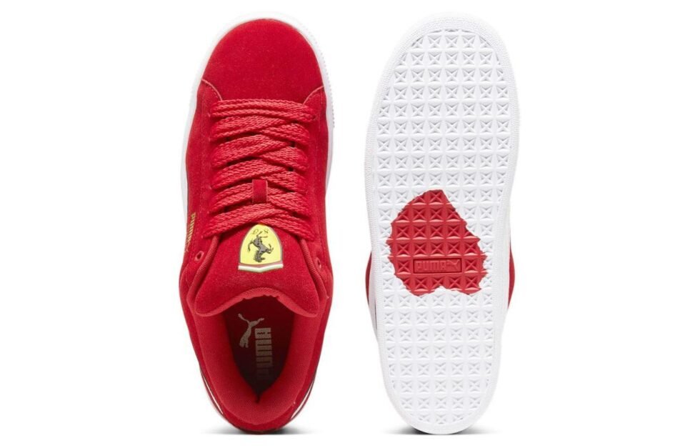 PUMA Scuderia Ferrari x Suede XL 'Rosso Corsa White' 308220-02 - Image 7