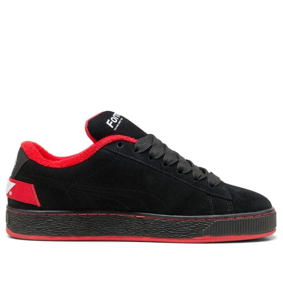 PUMA Formula 1 75 Years Suede XL 'Puma Black Pop Red' 308894-01 - Image 6