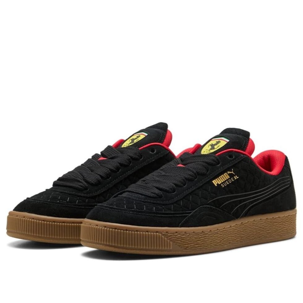 PUMA Scuderia Ferrari Suede XL 'Black' 308900-01 - Image 2