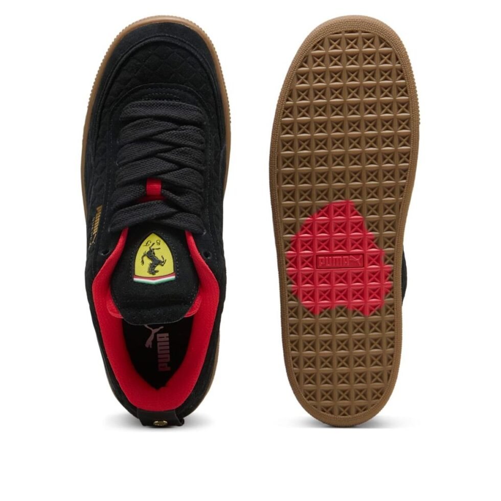 PUMA Scuderia Ferrari Suede XL 'Black' 308900-01 - Image 3