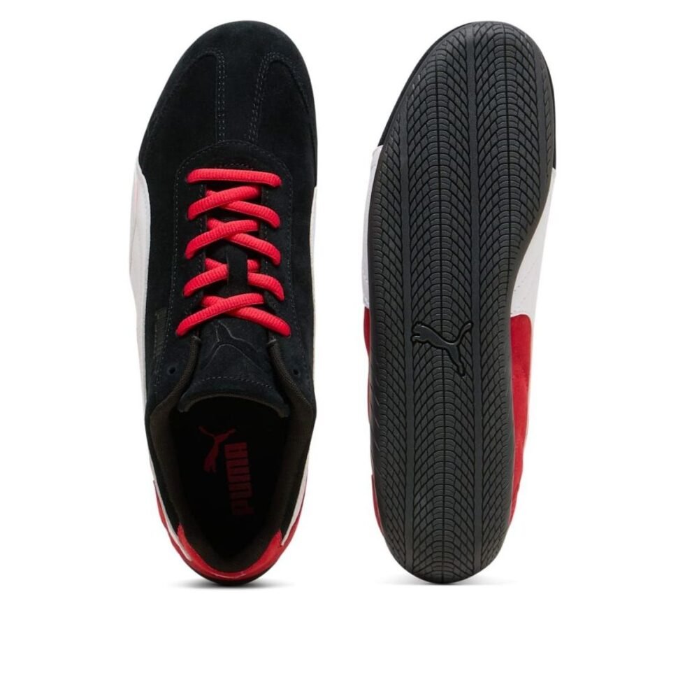 PUMA Scuderia Ferrari Speedcat 'Black White Rosso Corsa' 309404-01 - Image 5