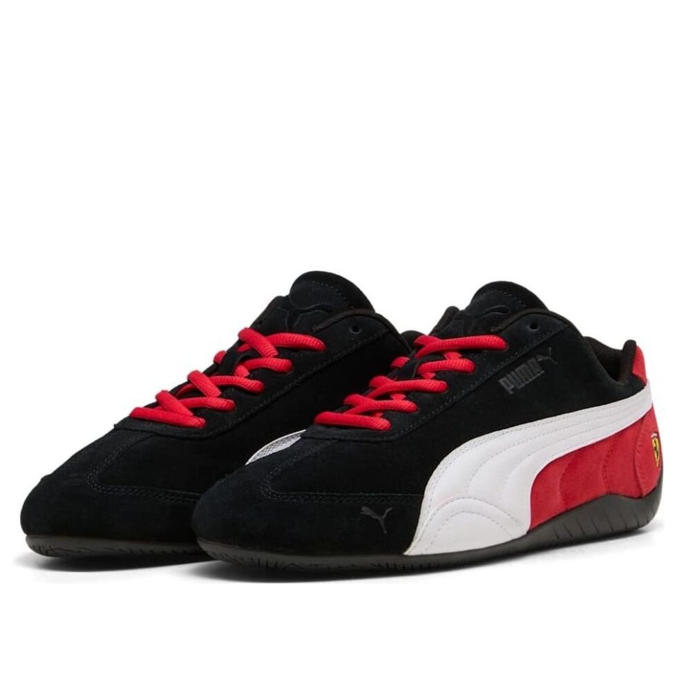 PUMA Scuderia Ferrari Speedcat 'Black White Rosso Corsa' 309404-01 - Image 6